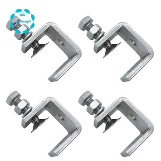 4PCS 16-25mm Heavy Duty Woodworking Clamp Set 304 Stainless Steel C Clamp Tiger Clamp Tools for Welding/Carpenter