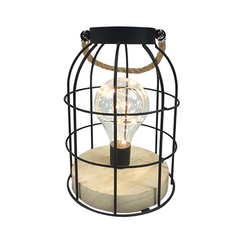 kassa home 195738 โคมไฟตั้งโต๊ะ LED แบบตะเกียงลวด