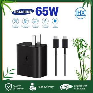 ชุดชาร์จ Samsung NOTE10 45w หัวชาร์จ+สายชาร์จ Super Fast Charger PD ชาร์จเร็วสุด USB C to USB C Cable รองรับ รุ่น NOTE10