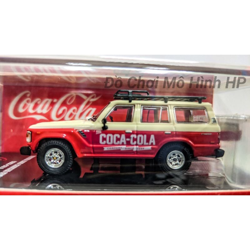 โมเดลรถ Toyota Land Cruiser FJ60 Cocacola