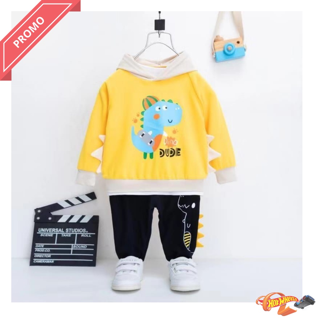 นําเข้า DINO DUDE CHILDRENS JACKET / SWETER / HODIE SET [SLSBI0001]