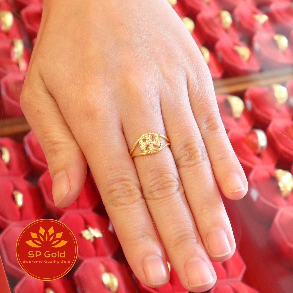 SP Gold แหวน ทองแท้ 96.5 น้ำหนัก 1 กรัม รูปกังหัน (RF-001) ขายได้จำนำ ...