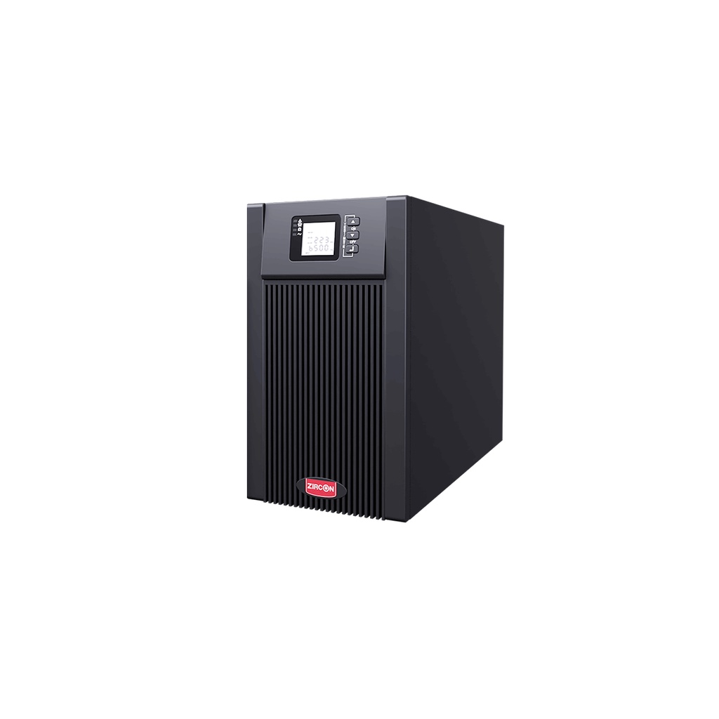 TRUE ONLINE UPS : ZC-MPIII 3000VA/2700W Tower type ZIRCON เพียวซายน์100% สำหรับเครื่องเวิร์ฟเวอร์, RIG, PSU80+ ประกัน2ปี