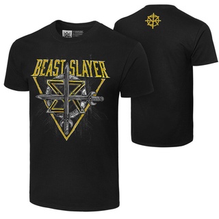 ☄♂✖Wwe Seth Rollins "Beastslayer" Authentic T-Shirt *Neu* Shirt sport casual cotton tee