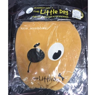 (1คู่) หุ้มหัวเบาะ ลาย Little Dog (มีหลายสี)