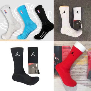 ถุงเท้า บาส AJ NBA  หนานุ่มกระชับ ครึ่งแข้ง Crew Sock