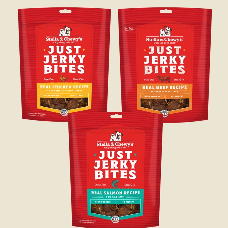  stella chewy s just jerky bites grain free