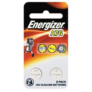 ถ่านกระดุม [ENERGIZER] A76/LR44 (2ก้อน/แพ็ค)