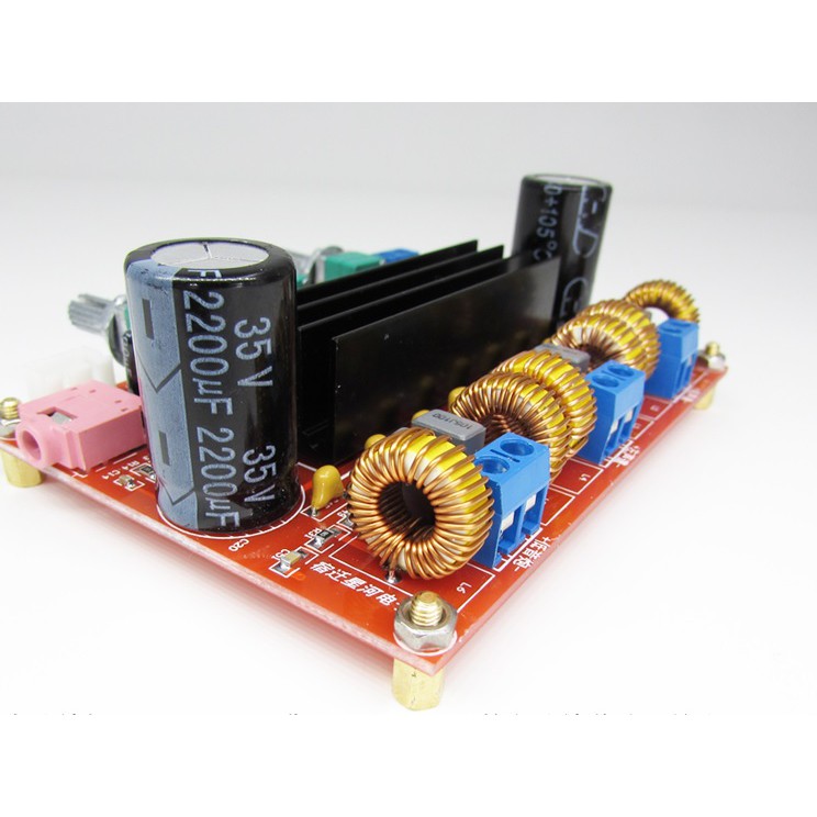 บอร์ดขยายเสียง class d  2.1 50Wx2 + ซับวูฟเฟอร์ 100W พร้อมกล่องใส