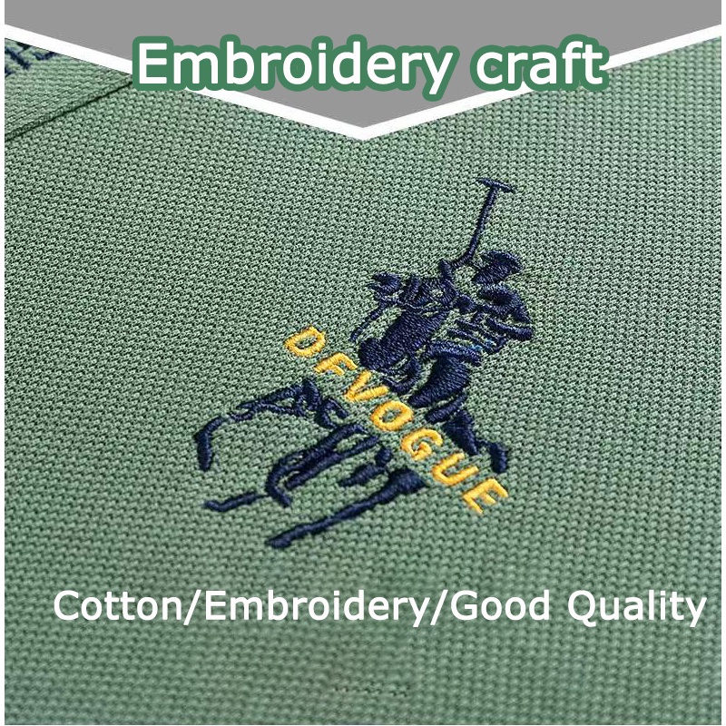 ใหม่ เสื้อโปโล ชาย แขนสั้น ปักลาย สีพื้น ลําลอง สไตล์นักธุรกิจ 7 สี  เสื้อโปโลชาย - รูปที่ 3