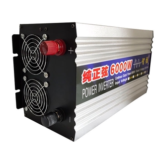 6000W Pure Sine Wave อินเวอร์เตอร์ 12V / 24V / 48V / 60V ถึง 220v ที่มีจำหน่ายเตาแม่เหล็กไฟฟ้าตู้เย็นเครื่องปรับอากาศ