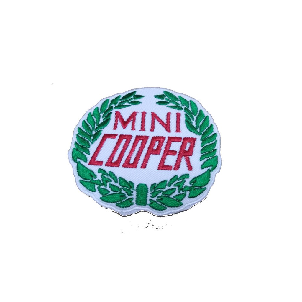 [ตัวรีด เย็บได้] MINI COOPER ป้ายติดเสื้อ logo Embroidered Sew Iron On Patches Badge