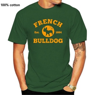 T-shirt  ขายดี เสื้อยืดลําลอง แขนสั้น พิมพ์ลาย French Bulldog Frenchie สไตล์วินเทจ คลาสสิก สําหรับผู้ชาย 4 5 6 JInojd87P