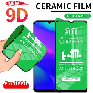 ฟิล์มกระจกนิรภัยกันรอยหน้าจอ เซรามิค HD สําหรับ OPPO A17 A17K F9 F11 A5S A12 A15 A15S A16 A16K A16E A31 A33 A52 A53 A54 A55 A57 A74 A76 A77 A91 A92 A93 A94 A95 A96 A