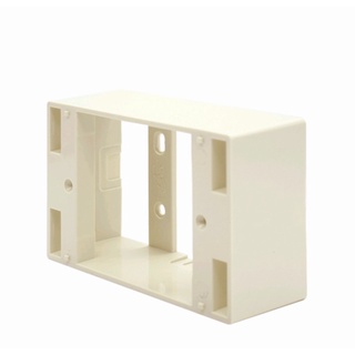 Link US-2015 Plastic Wall Box 2" x 4" Depth 38 mm. Ivory Color