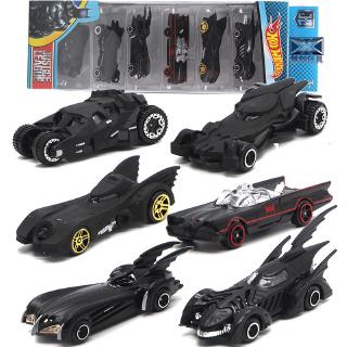 ของเล่นรถยนต์ comics Batman Batmobile Die-Cast Cars 6 ชิ้น