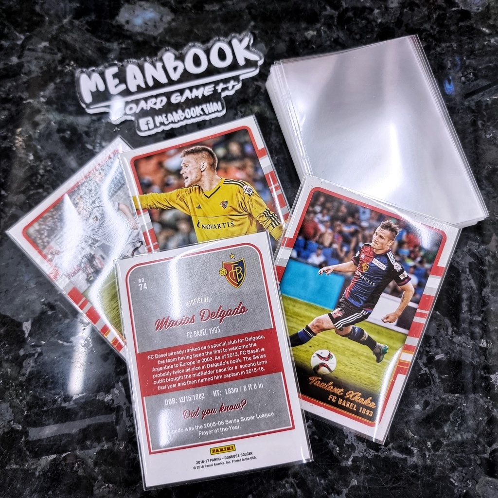 ซองใส่การ์ด Size Sport Card Sleeve (ขนาดการ์ด 64x89 mm.) สำหรับ Panini การ์ดฟุตบอล การ์ดบาส Juicy Ho