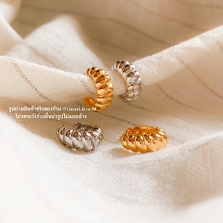 CROISSANT EARCUFF TINARI IN GOLD &amp; SILVER คาดหูครัวซองท์