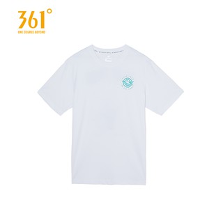 361 Degrees เสื้อยืดคอกลม แขนสั้น ผ้ายืด สวมใส่สบาย เหมาะกับฤดูร้อน สไตล์สปอร์ต สําหรับผู้ชาย  552131106