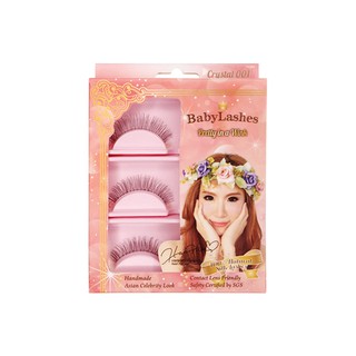 รุ่น Crystal001 BabyLashes ขนตาปลอม x 3คู่