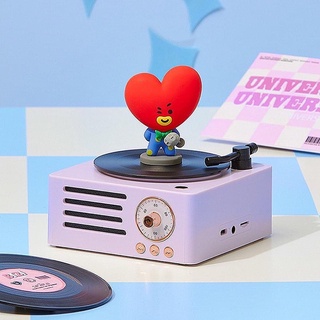 ลำโพงบลูทูธ บีทีเอส บังทัน ไลน์เฟรนด์ BTS BT21 Tata Turntable Bluetooth Speaker and Radio by Line Friends