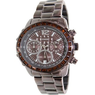 Guess นาฬิกาข้อมือผู้หญิง สีน้ำตาล สายสแตนเลสรุ่นU0016L4