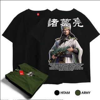 Dearyoustore - zhuge liang original เสื้อยืด ผ้าฝ้าย แขนสั้น พิมพ์ลาย 30sSize S-5XL