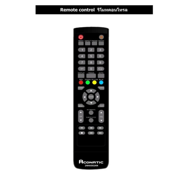 Aconatic อนาล็อคทีวี HD ทีวี Aconatic ขนาด 24 นิ้ว รุ่น24HA502AN รับประกันศูนย์ 1 ปี #7