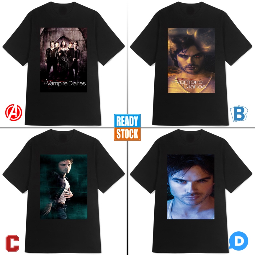 เสื้อยืด Damon Salvatore The Vampire Diaries