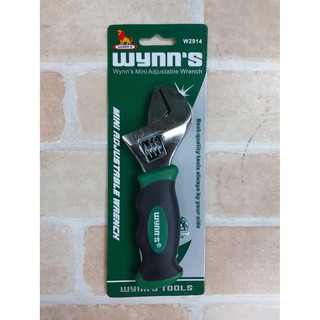 WYNNS ประแจเลื่อน Mini ขนาด 8 นิ้ว รุ่น W 2914