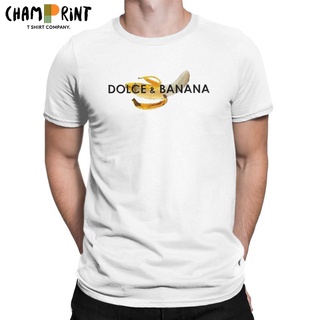 เสื้อยืดคอกลม แขนสั้น ผ้าฝ้ายแท้ พิมพ์ลาย Dolce &amp; Banana สําหรับผู้ชาย S-5XL