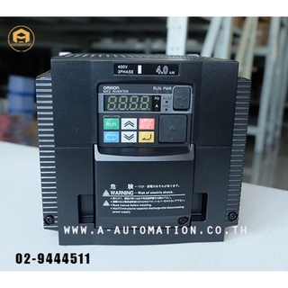 INVERTER OMRON MODEL:3G3MX2-A4040-ZV1, 4.0KW 380V 5แรง งานกลาง