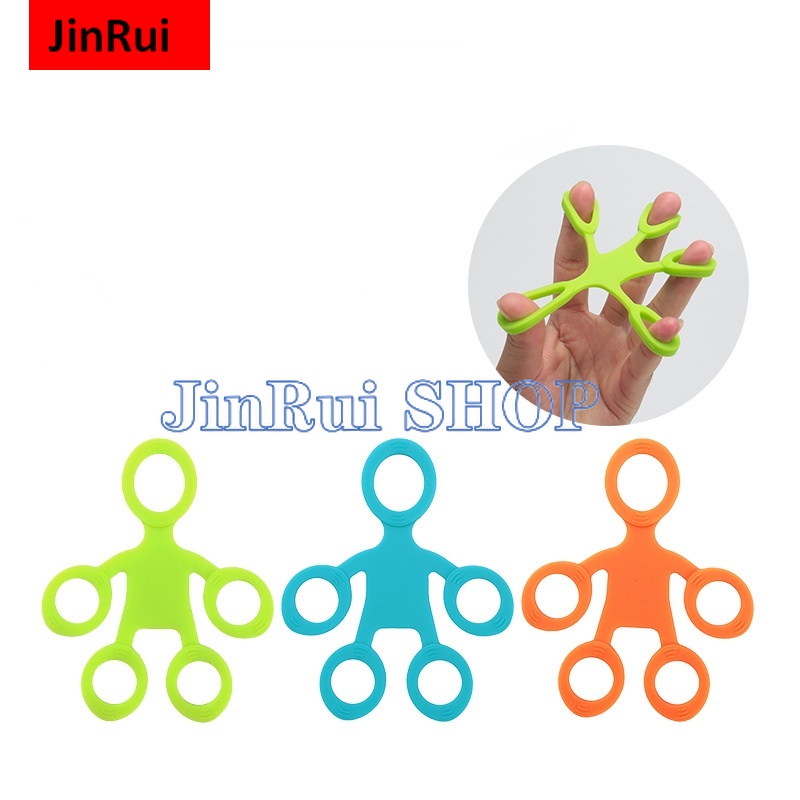 Silicone Finger Exerciser Palm Rally Human Shaped Silicone Finger Trainer Silicone Rally - รูปที่ 4