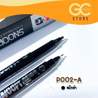 ปากกาเขียนสติ๊กเกอร์ 2หัว SNOOPY เขียนกระจก PERMANENT ปากกาเขียนบนพื้นผิวเรียบ กันน้ำ ลบยาก P002