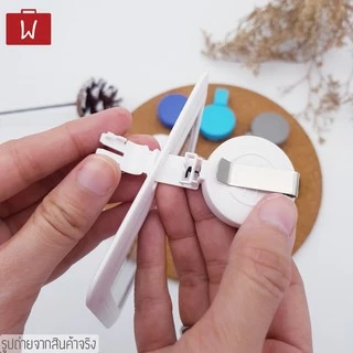 Oneworkstory ที่ใส่บัตรพนักงาน คลิปโยโย่ | ตั้ง/นอน PP | กรอบบัตรพลาสติกแข็ง YoYo Retractable Badge Reel