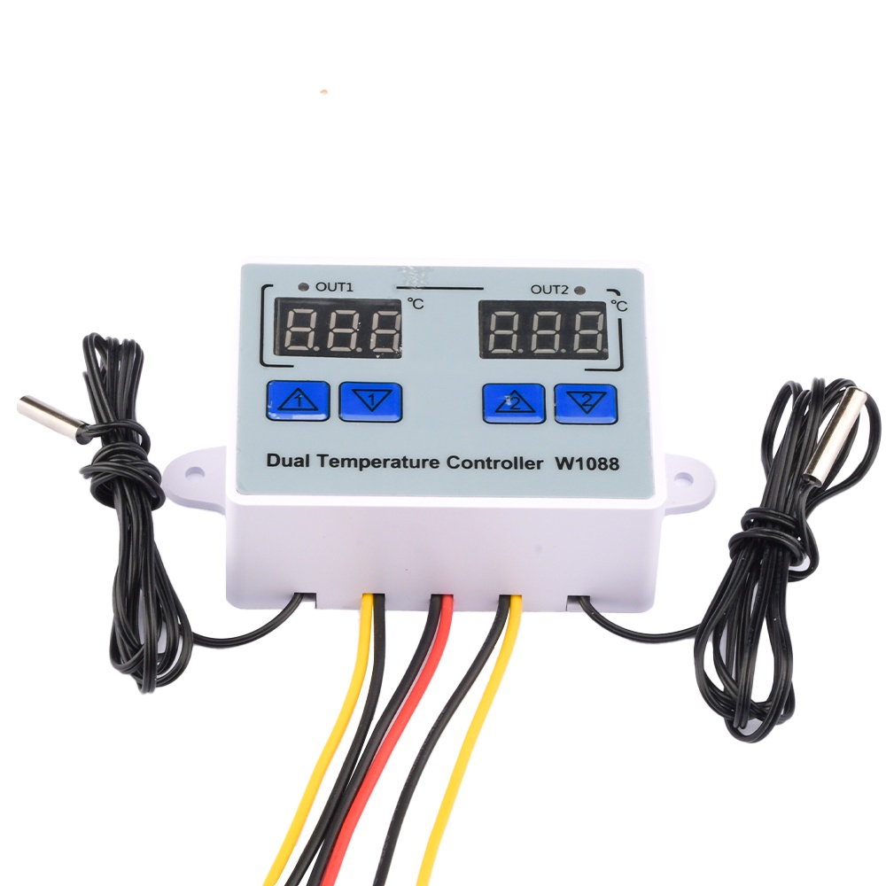 Aideepen W1088 -50°ค ~ 120°C เทอร์โมสตัทไมโครคอมพิวเตอร์ DC12V 24V AC110-220V ราคา ถูกที่สุด ดีลบีเคเค แกลเลอรีภาพที่ 3