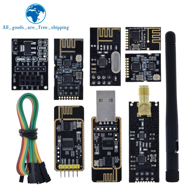 โมดูลส่งสัญญาณข้อมูลไร้สาย NRF24L01+ 2.4G 2.4GHz NRF24L01 NRF24L01+PA+LNA 1000 เมตร สําหรับ Arduino