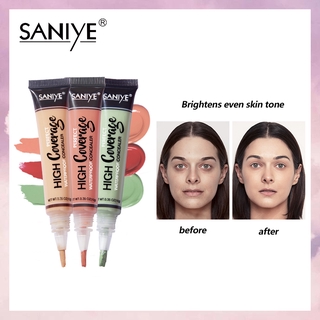 【SANIYE】6 สี สมบูรณ์แบบ ครีมคอนซีลเลอร์ปกปิดใบหน้า