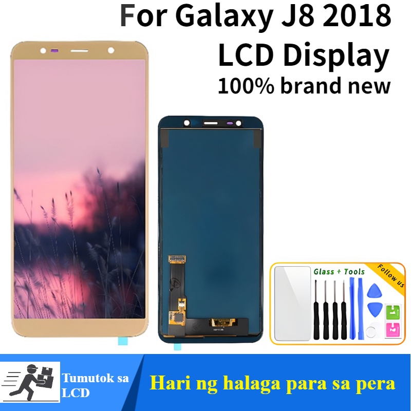 สําหรับ Samsung Galaxy J8 2018 J810 SM-J810M J810F J810Y จอแสดงผล LCD + หน้าจอสัมผัส Digitizer Aseem