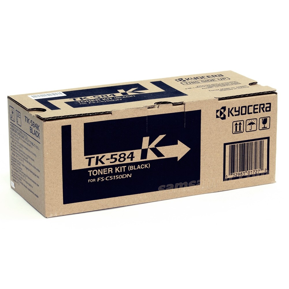Original Kyocera  FS-C5150DN TK584 Bk , TK584 C, TK584 M, TK584 Y หมึกเครื่องถ่ายเอกสาร แท้ ชุด 4 สี