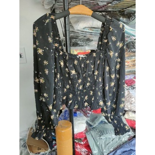 เสื้อสีดำผ้ายืดทรงสวย