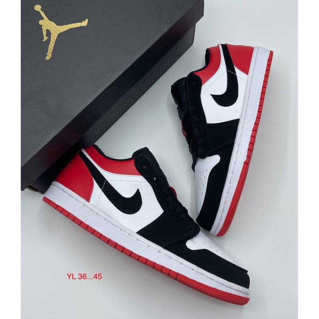 Nike Air Jordan 1 Low รองเท้าผู้ชาย ไนกี้จอร์แดน รองเท้าผ้าใบสตรีทแฟชั่น SNEAKER nike【✅Size37-45📦พร้อมส่ง❗】⭐Hi-End⭐