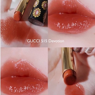 ** พร้อมส่ง ** GUCCI Rouge De Beaute Brillant Lipstick ::  515 - Devotion