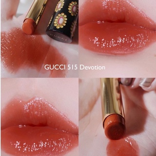 ** พร้อมส่ง ** GUCCI Rouge De Beaute Brillant Lipstick ::  515 - Devotion