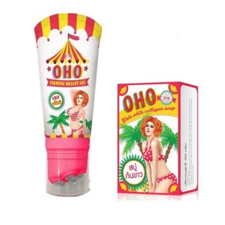 🛒ถูก&amp;แท้✨[ราคา 1ชิ้น] OHO โอ้โห เจลนวดหน้าอก / สบู่ก้นขาว