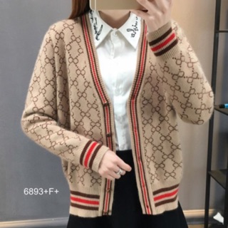 เสื้อคลุมไหมพรม ลาย FD (6893)