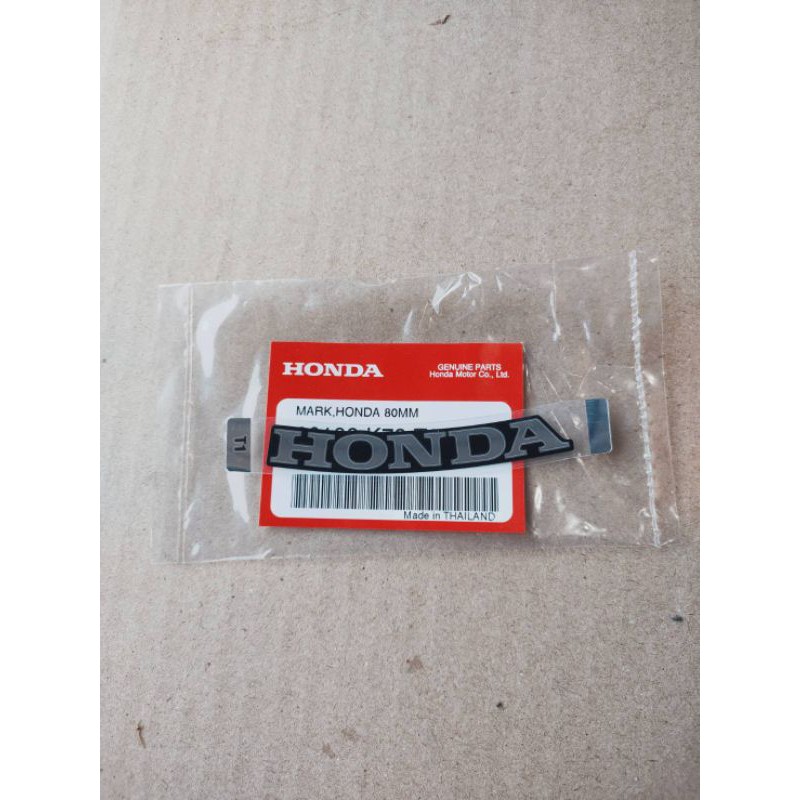 🔥ลดทันที30฿โค้ดINC5LEL5🔥สติ๊กเกอร์แท้80มม.สีเทาพื้นดำ ติดครอบหน้าเวฟ125iรุ่นLEDปี2019ขึ้นไป,1ชิ้น 86