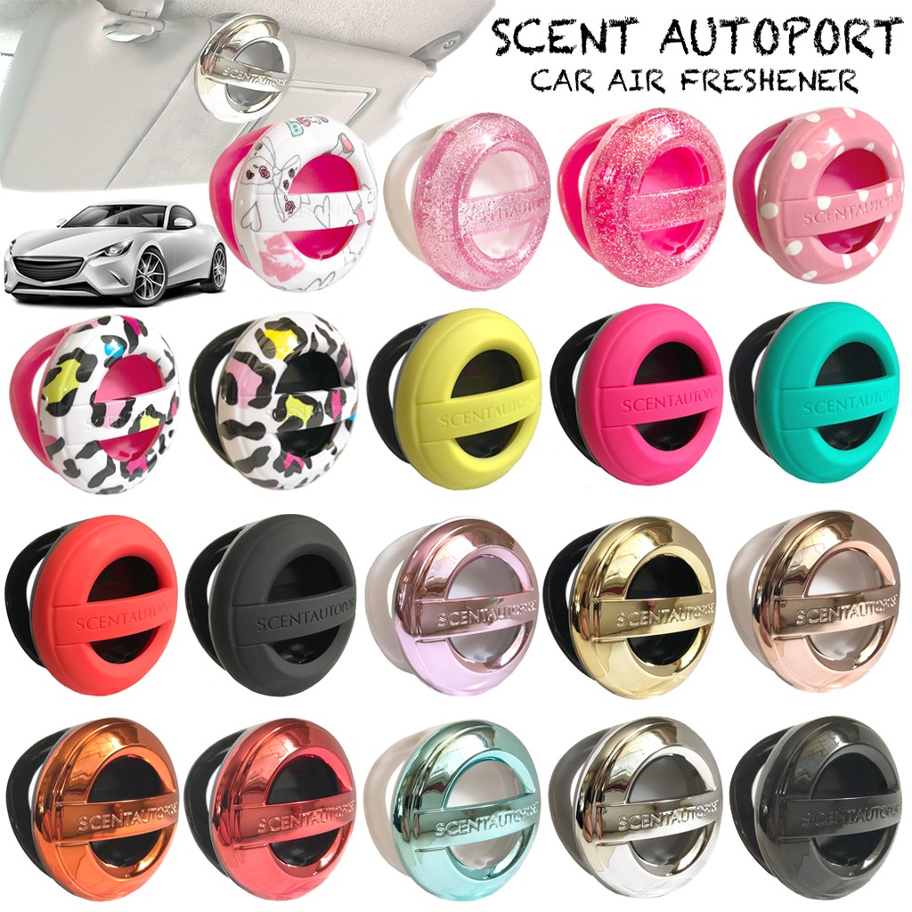 SCENT AUTOPORTน้ำหอมปรับอากาศในรถยนต์ (ให้แยกสั่งเคสและแผ่นกลิ่นรีฟิวส์