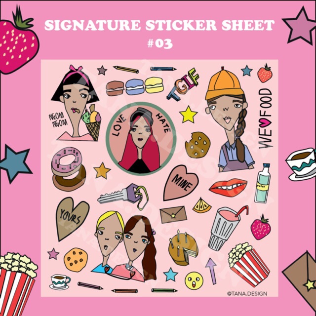 [Tana.design] Sticker diecut no.03