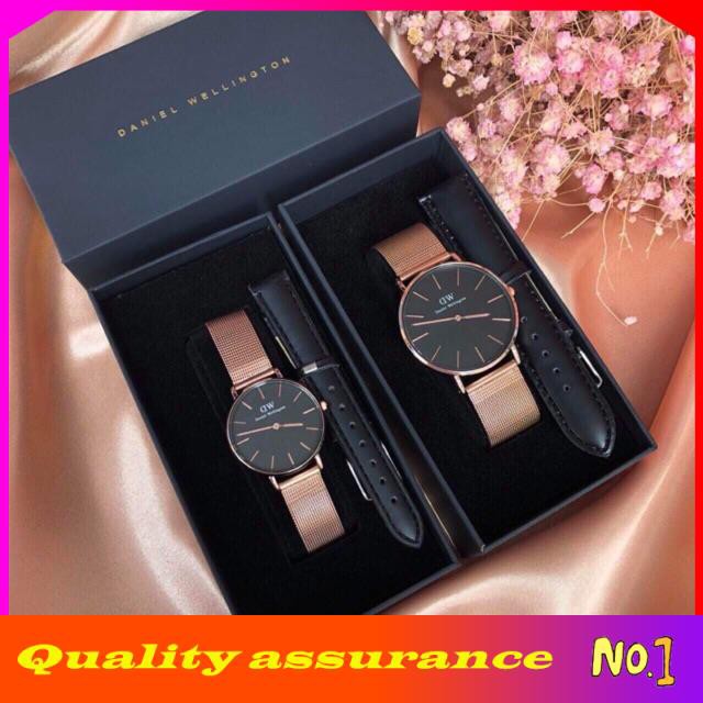 นาฬิกา dw watch boxset ????แถมฟรีสายหนัง ????% - 3bnp1b03lk - ThaiPick